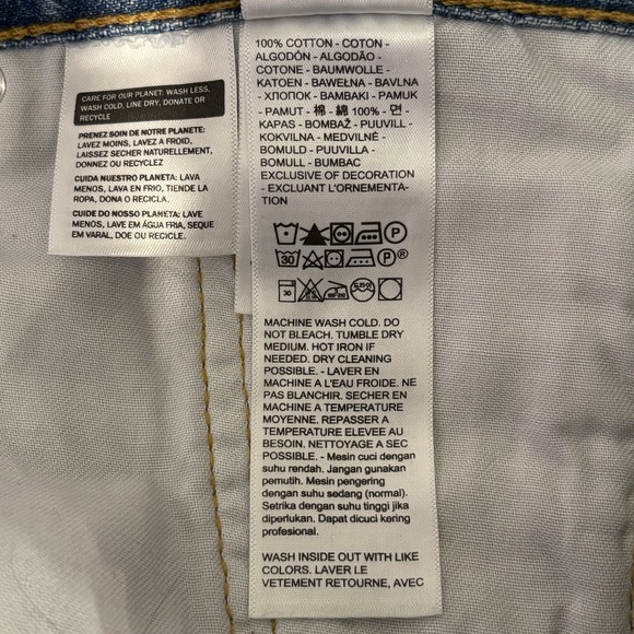 NWT Levi's 505 Regular Denim Shorts Men W32 Blue Straight Leg Jean Shorts - Picture 6 of 13